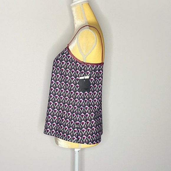 Anna Sui Top Spaghetti Staps  Floral NWT M - Picture 6 of 8